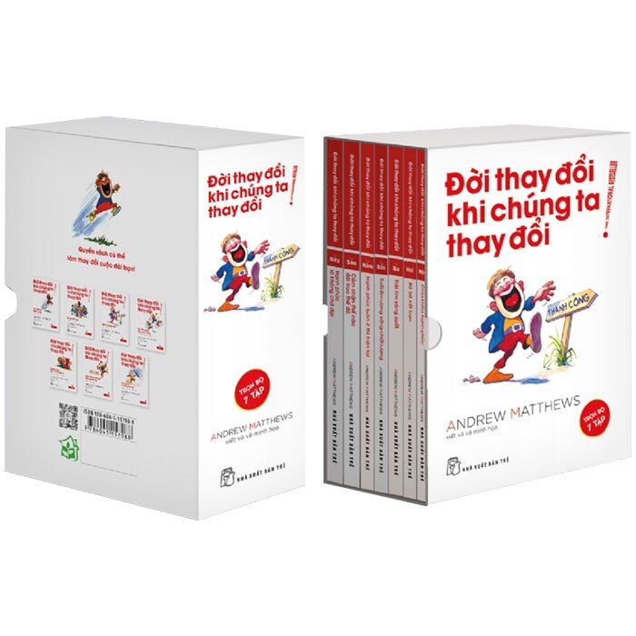 Hình ảnh bìa sách <i>Combo Đời Thay Đổi Khi Chúng Ta Thay Đổi</i> - Bộ sách truyền cảm hứng mạnh mẽ với thiết kế bìa ấn tượng, chứa đựng những thông điệp tích cực về sự thay đổi.