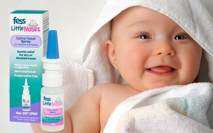 Hình ảnh chi tiết chai xịt mũi Fess Little Nose dành cho trẻ