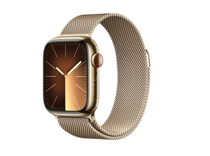 Đồng hồ thông minh Apple Watch S9 LTE 45mm viền thép không gỉ dây thép