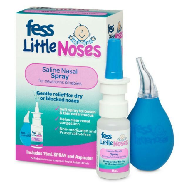 Hình ảnh chai xịt mũi Fess Little Nose cho trẻ nhỏ