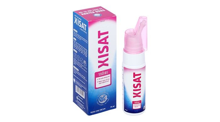 Hình ảnh chi tiết chai xịt mũi Xisat cho trẻ em