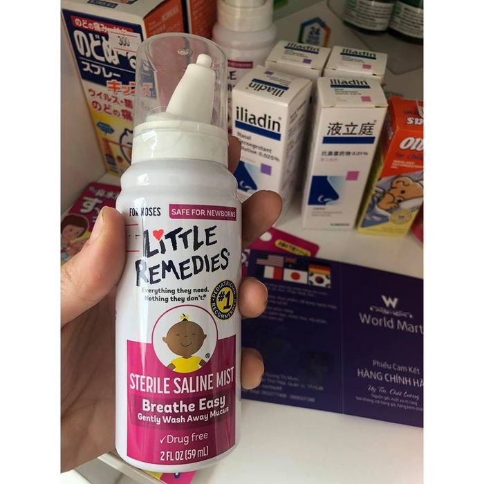 Hình ảnh chai xịt mũi Little Remedies cho bé