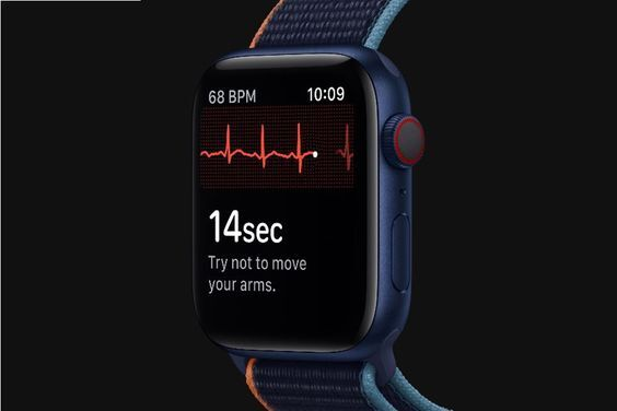 Tính năng đo điện tâm đồ ECG chuyên nghiệp trên Apple Watch Series 6 44mm
