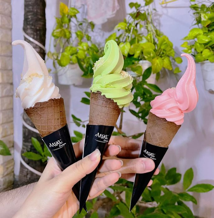 Kem nghệ thuật tại Mint Gelato