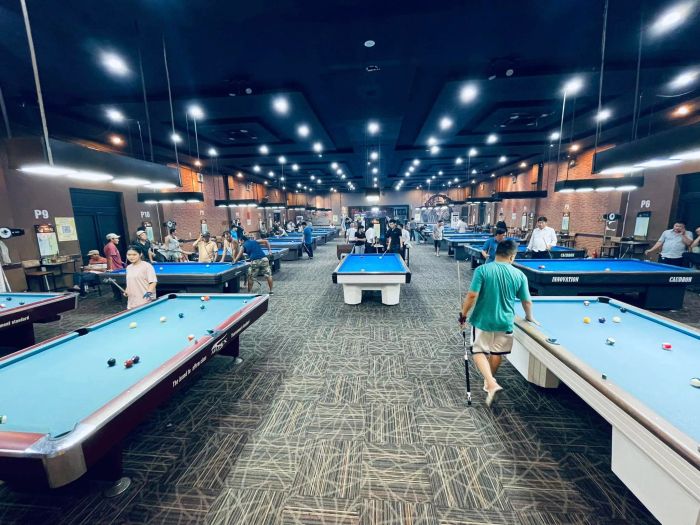 Hệ thống bàn bida đẳng cấp tại Mr.Q Billiards Center