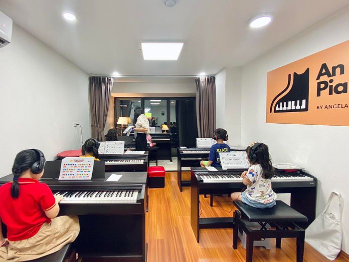 Hình ảnh không gian học tập tại An An Piano House