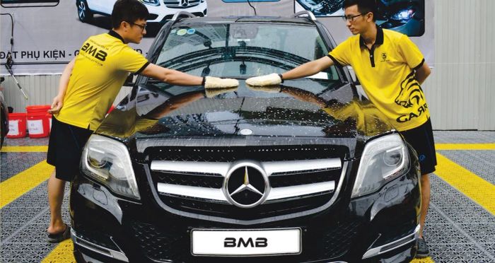 Quy trình chăm sóc xe tỉ mỉ tại BMB Car Care