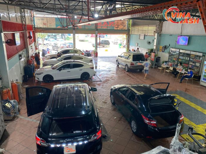 Không gian hiện đại và tiện nghi tại trung tâm VinaWash