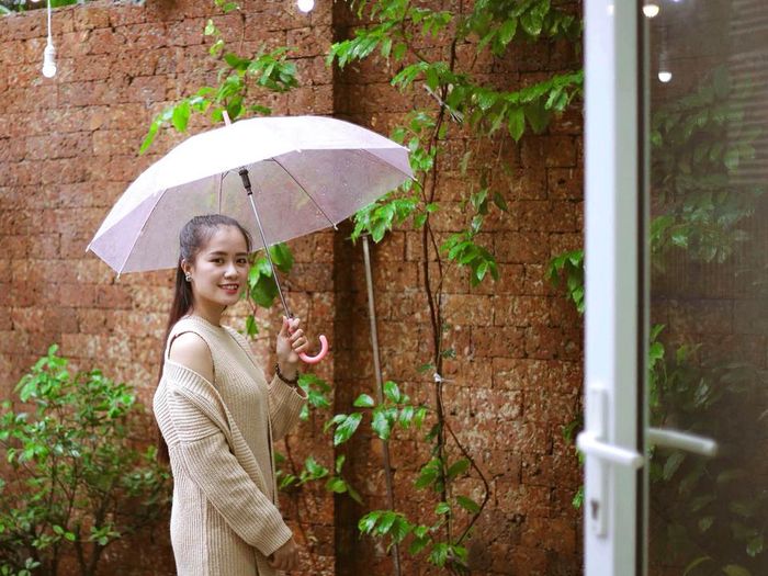 Không gian xanh mát tại Q House Homestay