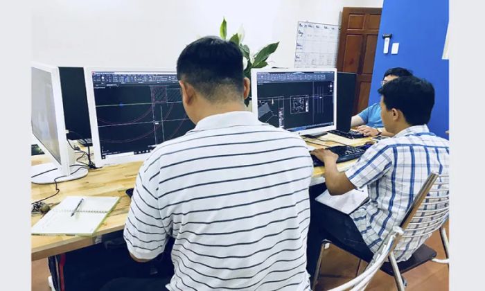 Hình ảnh lớp học AutoCAD chuyên nghiệp
