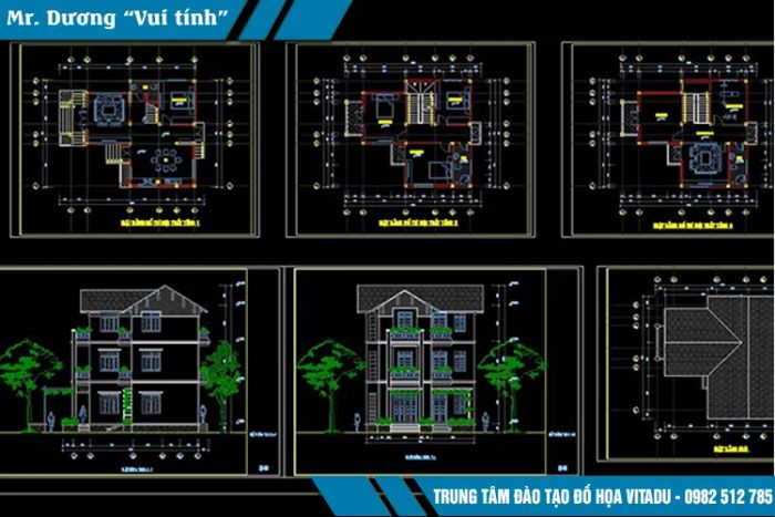 Hình ảnh giảng viên hướng dẫn thực hành tại VITADU