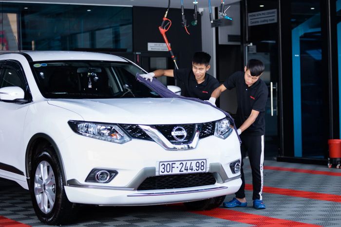Không gian chăm sóc xe chuyên nghiệp tại Any Car