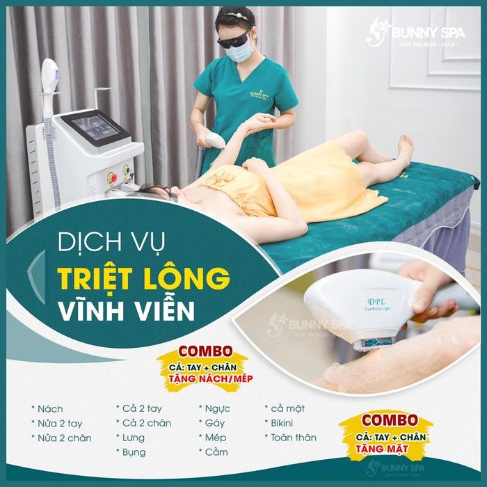 Không gian hiện đại và sang trọng tại Bunny Spa