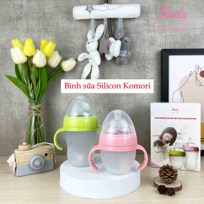 Bình sữa Silicon Komori Nhật Bản ảnh 2