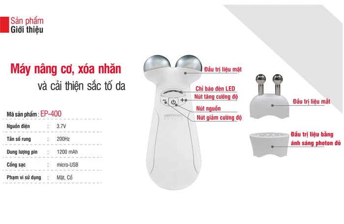 Hình ảnh chi tiết Lifetrons EP 400 - Thiết kế sang trọng, tiện dụng