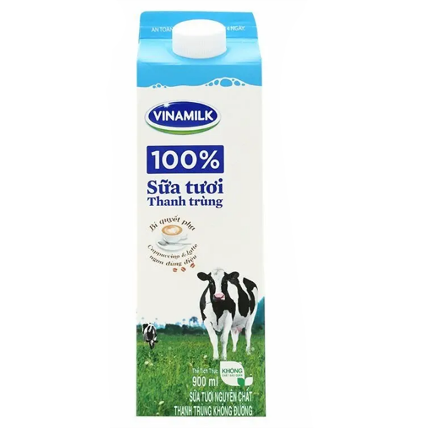 Hình ảnh Sữa tươi thanh trùng không đường Vinamilk 1