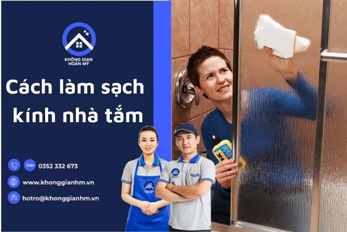 Hình ảnh đội ngũ chuyên gia vệ sinh của Không Gian Hoàn Mỹ