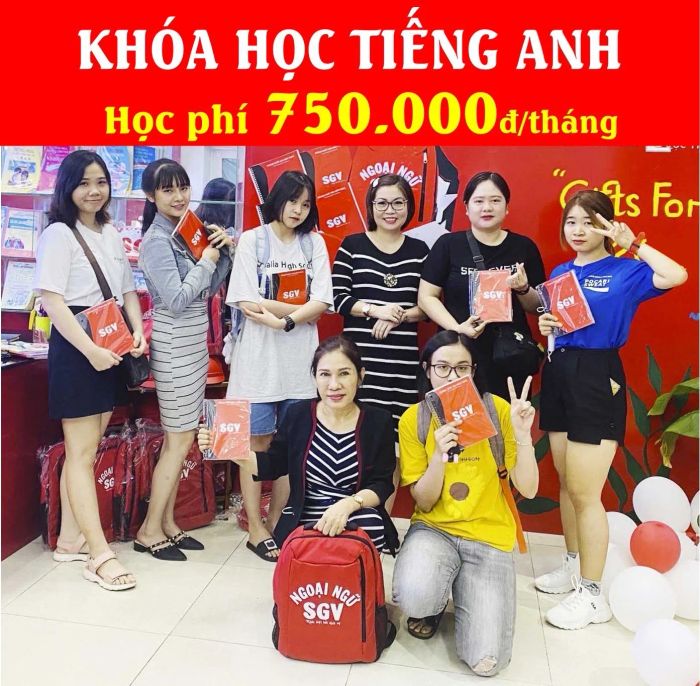 Hình ảnh sinh động về môi trường học tập tại Saigon Vina - Cơ sở 3