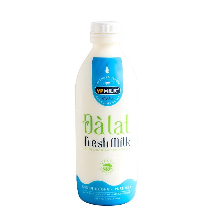 Hình ảnh Sữa tươi thanh trùng VPMilk Đà Lạt không đường 2