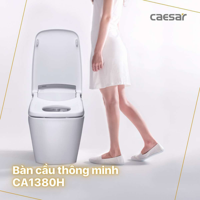 Bồn cầu điện tử thông minh CAESAR CA1380H