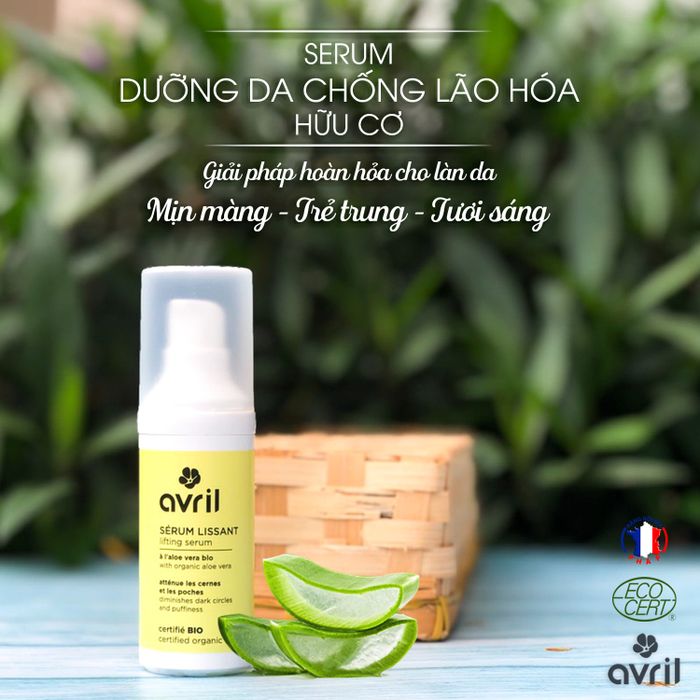 Hình ảnh serum chống lão hóa Avril với chiết xuất lô hội tinh khiết