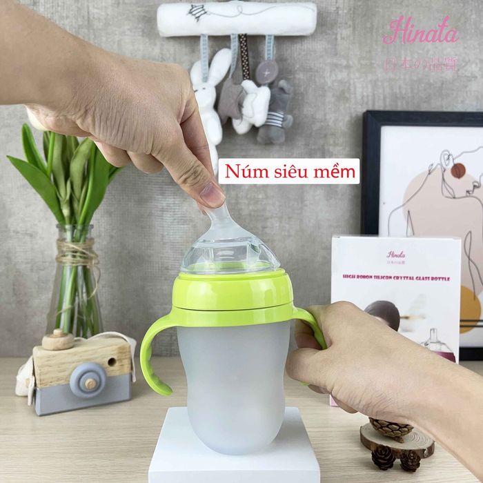 Bình sữa Silicon Komori Nhật Bản ảnh 1