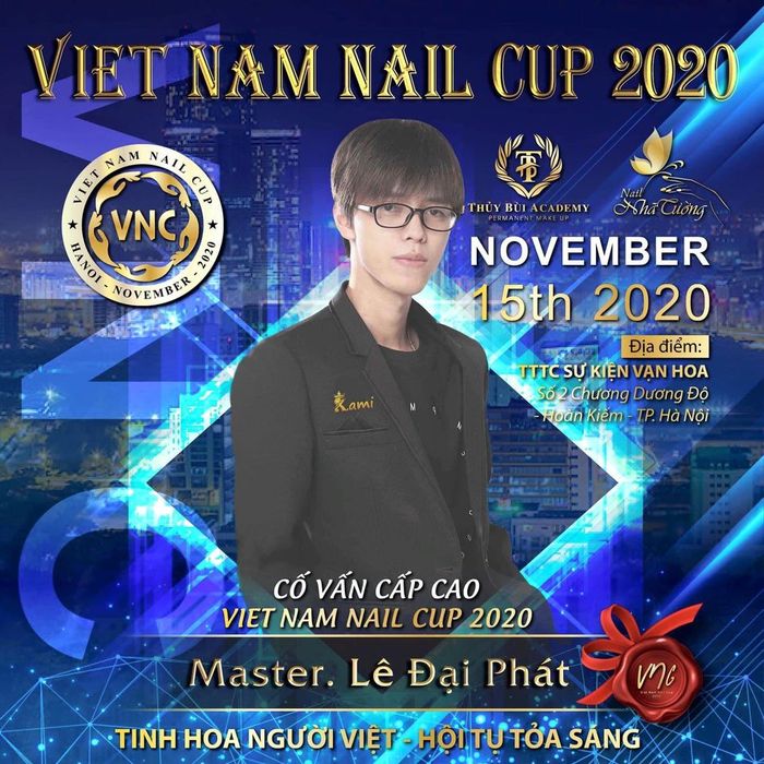 Hình ảnh nghệ nhân Lê Đại Phát - Người nghệ sĩ của những bộ móng nghệ thuật