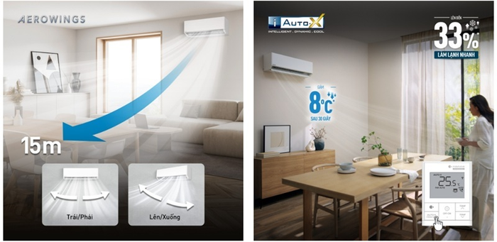 Điều hòa Panasonic Inverter 12000 BTU 2 chiều CU/CS-XZ12BKH-8 gas R-32