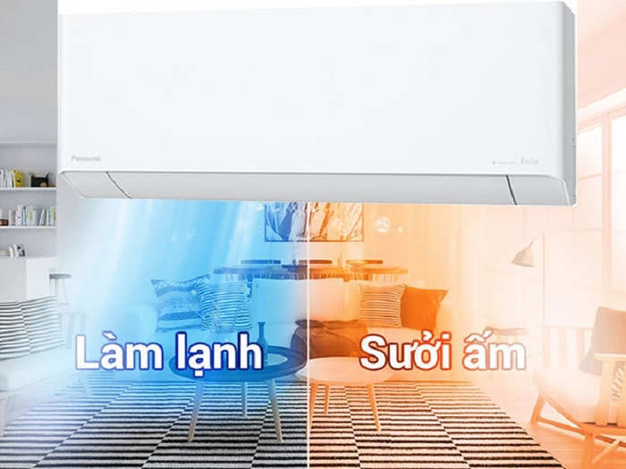 Điều hòa Panasonic Inverter 10000 BTU 2 chiều CS-251DJ 