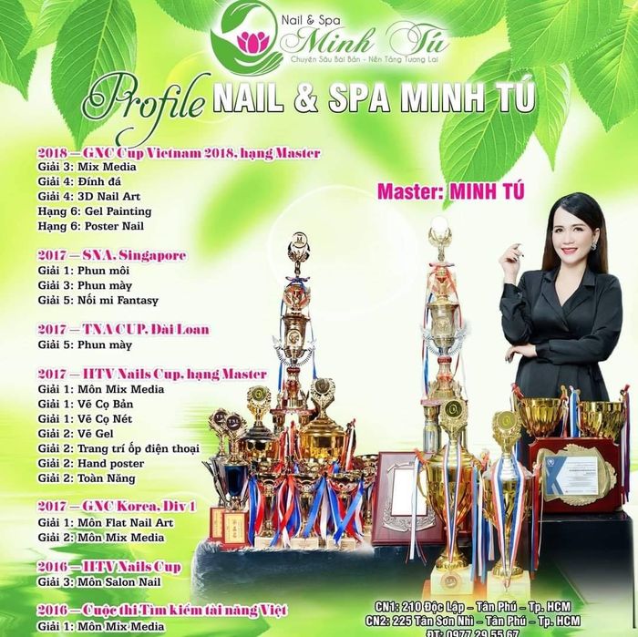 Hình ảnh nghệ nhân Minh Tú - Người truyền cảm hứng làm đẹp