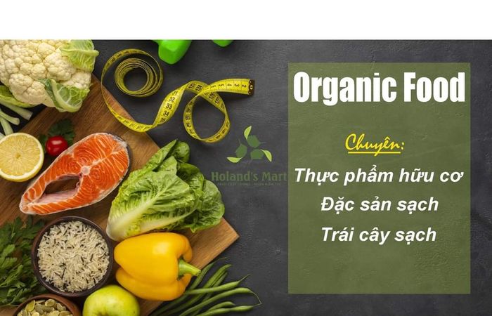 Góc trưng bày đặc sản sạch và thực phẩm hữu cơ tại Holand's Mart