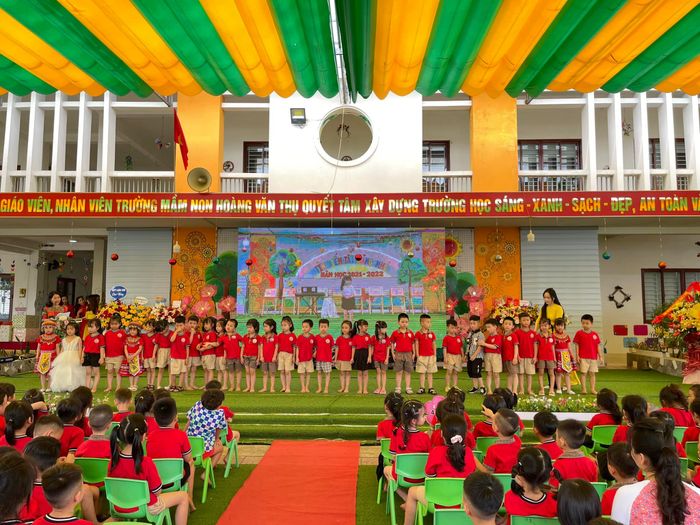 Hoạt động học tập sáng tạo tại Trường Mầm non Hoàng Văn Thụ