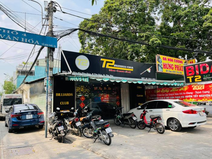 Hình ảnh ấn tượng tại T2 Billiards Club - Không gian hiện đại