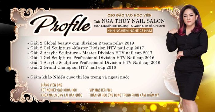 Hình ảnh nghệ nhân Bích Thủy - Người truyền lửa nghề nail