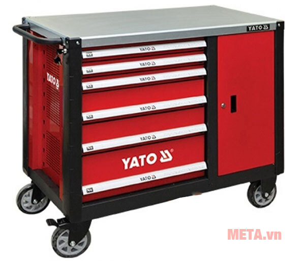 Tủ đựng đồ nghề 6 ngăn mặt trên bằng thép Yt-09002