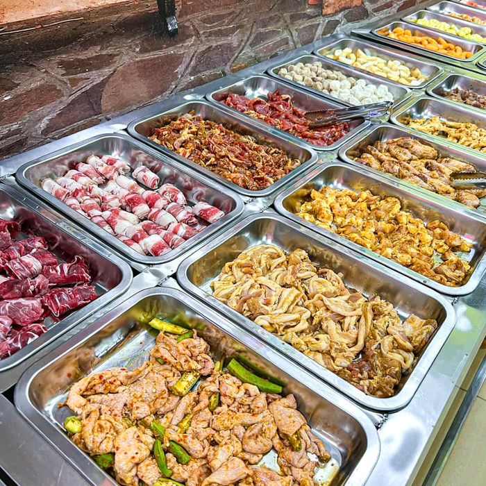 Các món nướng hấp dẫn tại Linh An - Lẩu Nướng Buffet