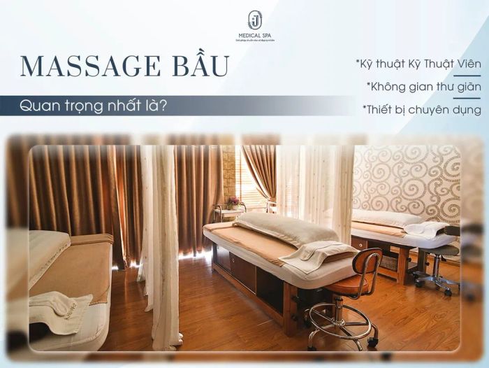 Hình ảnh liệu trình massage bầu cao cấp tại J Medical Spa