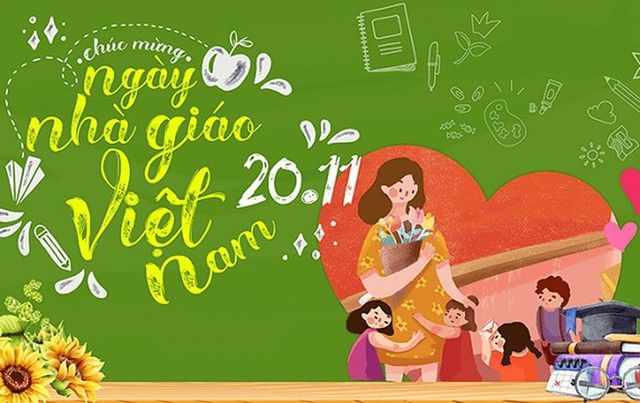 Khoảnh khắc đẹp trong ngày lễ tri ân các nhà giáo (Nguồn: Internet)