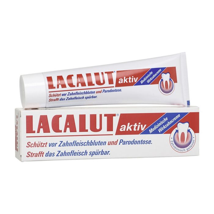 Hình ảnh kem đánh răng Lacalut Aktiv - Người bạn đồng hành cho nướu khỏe