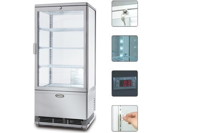 Giá tủ mát trưng bày cánh kính Berjaya BJY-4GDC78L