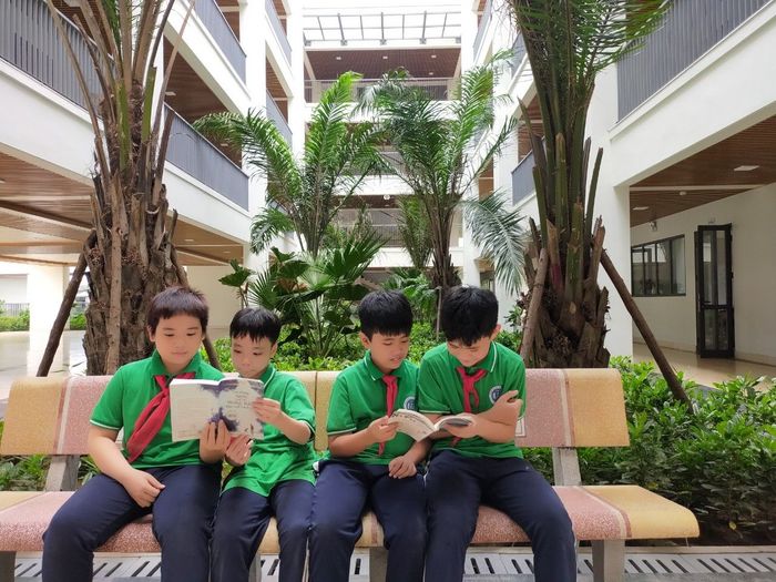 Hình ảnh nổi bật tại Trường THCS Ngô Quyền – Không gian học tập hiện đại và thân thiện