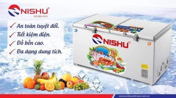 Tủ đông Nishu 1 ngăn 600 lít NTK-688SK