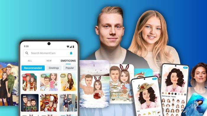 MomentCam - Ứng dụng biến hóa ảnh thường thành tác phẩm hoạt hình trực tuyến