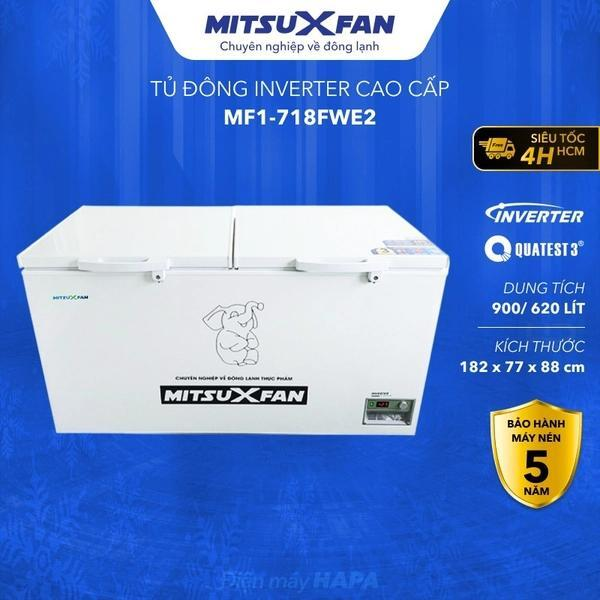  Tủ đông Mitsuxfan inverter 1 ngăn 900 lít MF1-718FWE2