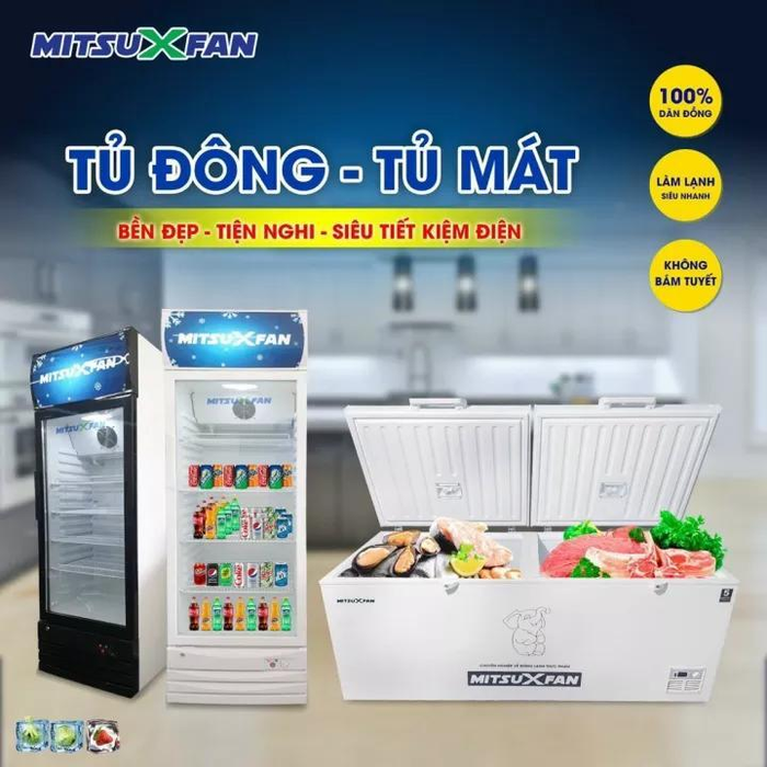 Tủ đông Mitsuxfan inverter 1 ngăn 2200 lít MF1-1788GW3