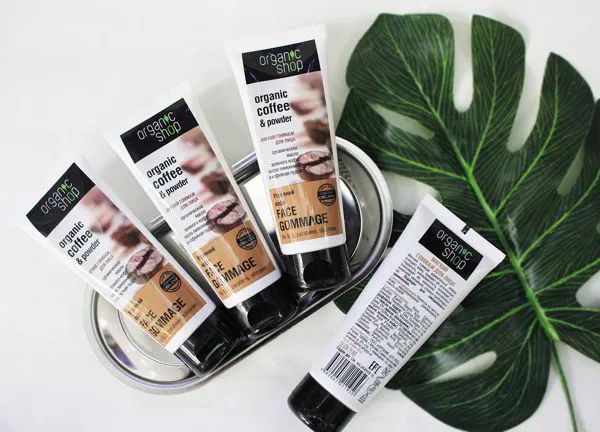 Hình ảnh minh họa kem tẩy da chết Organic Shop phiên bản 2