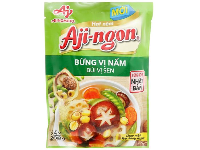 Hạt Nêm Nấm Hương Và Hạt Sen Aji-ngon - Hình ảnh 2