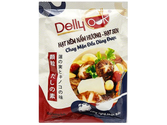 Hạt nêm nấm hương, hạt sen Delly Cook - Hình ảnh 1