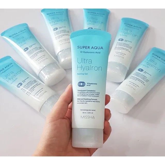 Hình ảnh thực tế Missha Super Aqua D-Tox Peeling Gel