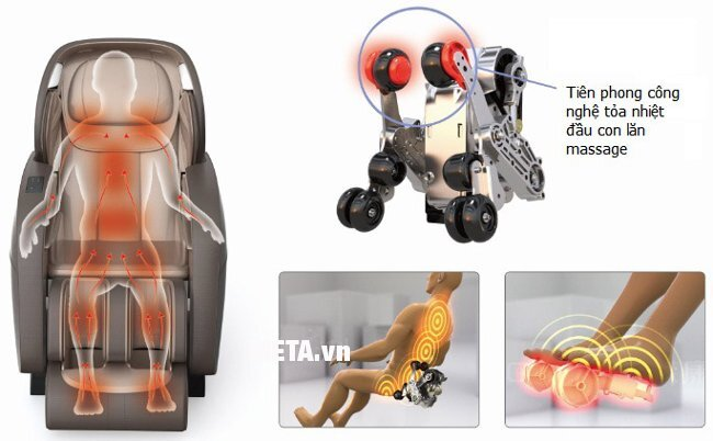 Ghế massage toàn thân Maxcare Max-4D Pro